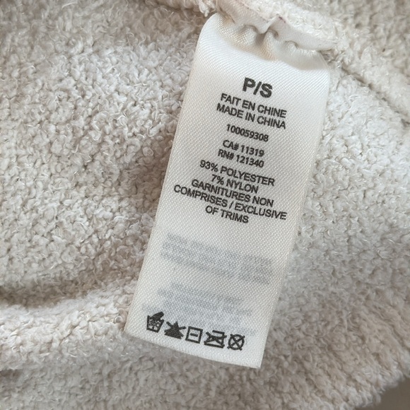 Garage Clothing White Fuzzy Tank Top - Picture 4 of 4